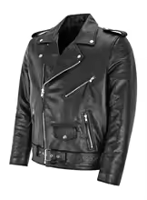 Men’s PU Leather Motorcycle Jacket – Slim Fit Fashion Coat